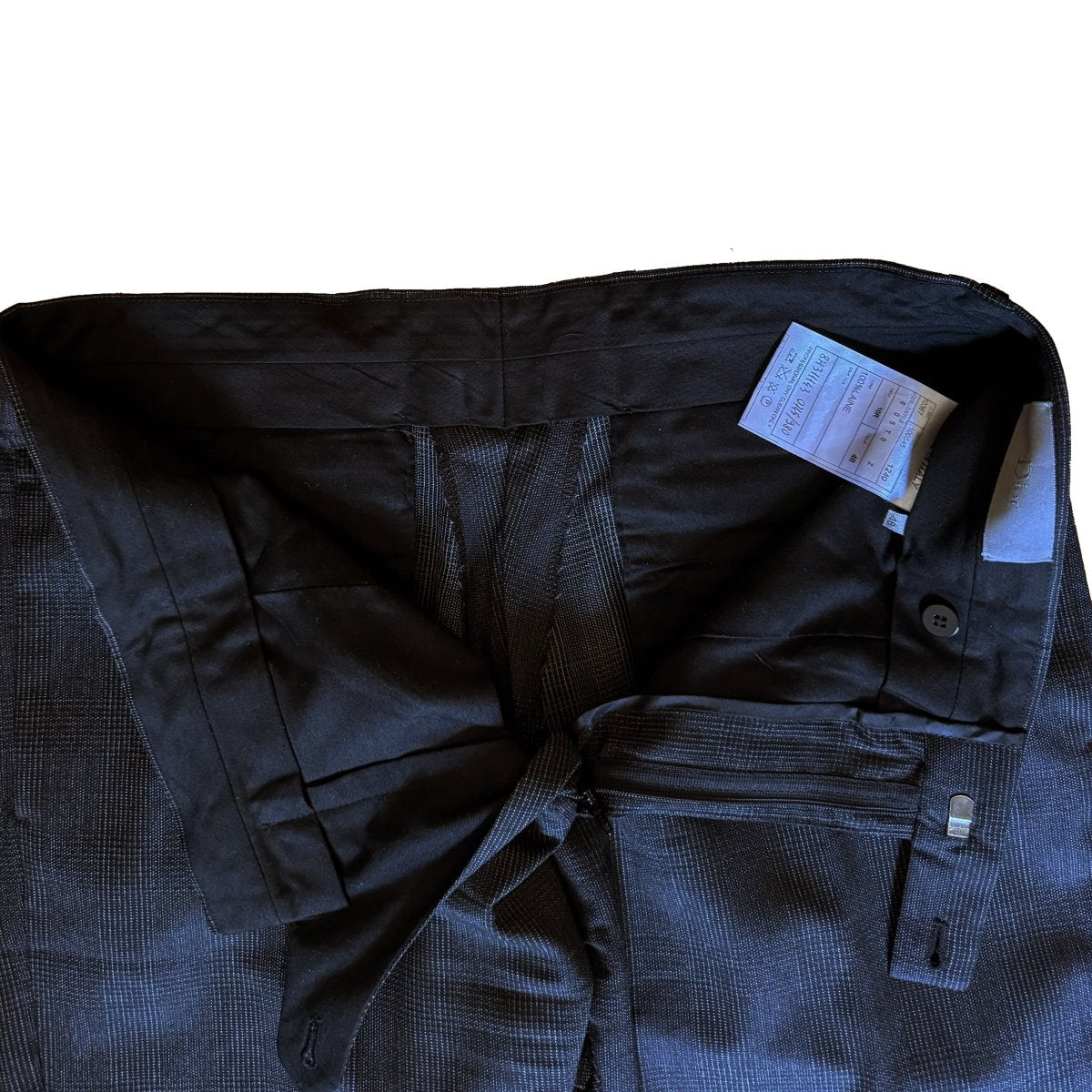 Costume 2 pièces Dior Prince-de-Galles anthracite - Le Beau Gustave