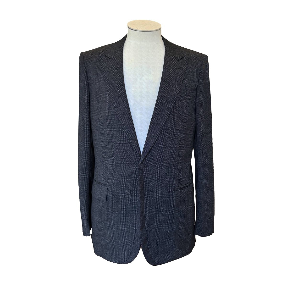 Costume 2 pièces Dior Prince-de-Galles anthracite - Le Beau Gustave