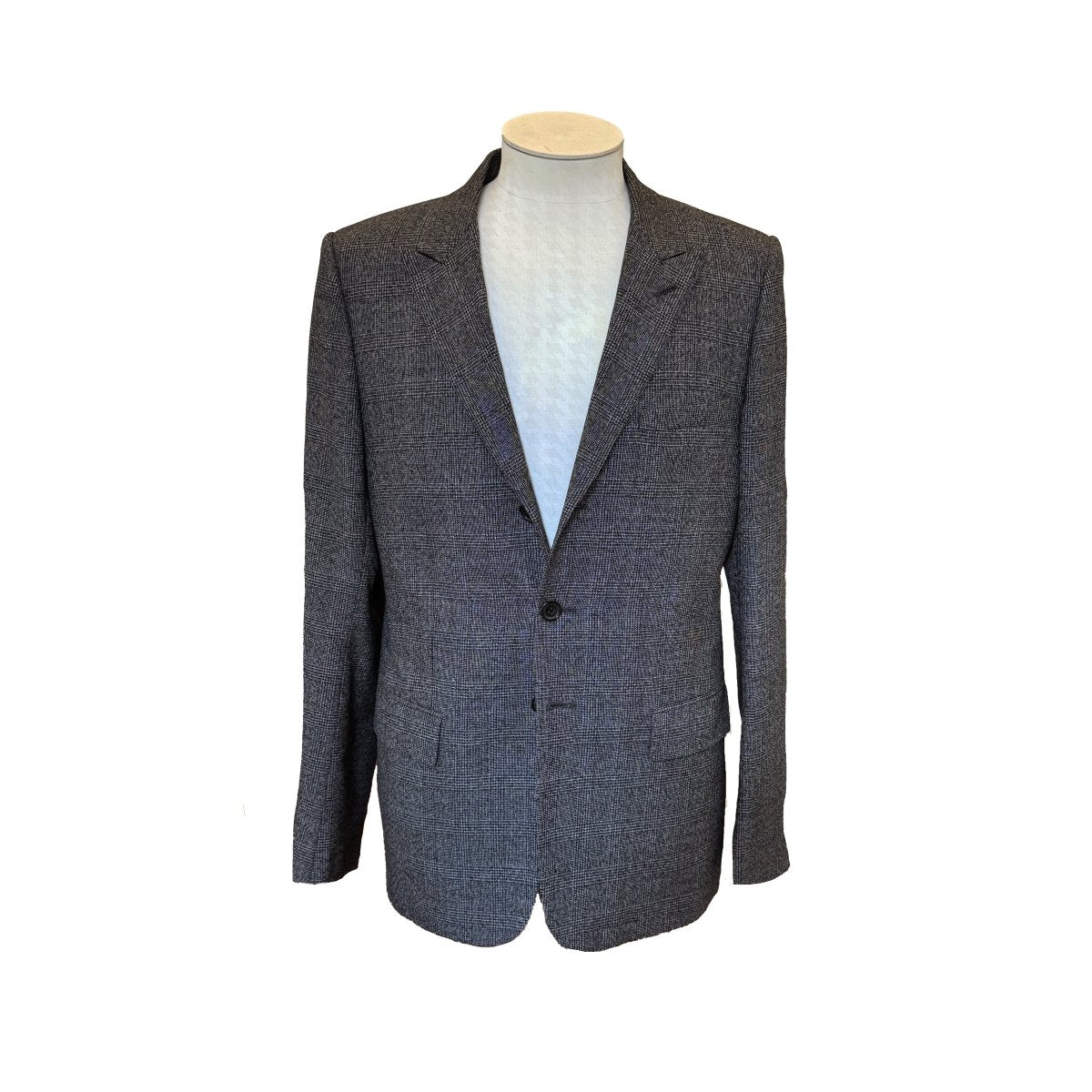 Costume 2 pièces Dior Prince-de-Galles gris - Le Beau Gustave