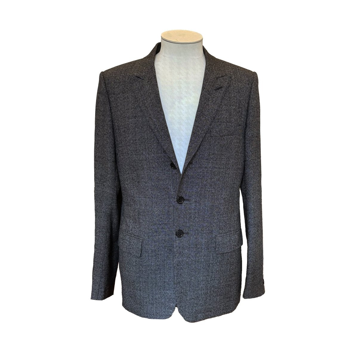 Costume 2 pièces Dior Prince-de-Galles gris - Le Beau Gustave