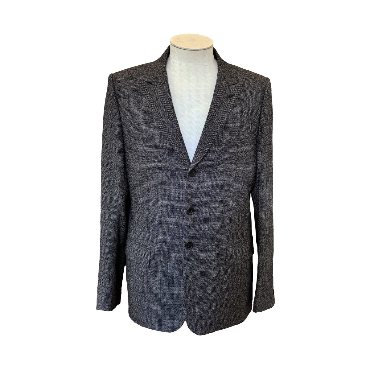 Costume 2 pièces Dior Prince-de-Galles gris - Le Beau Gustave