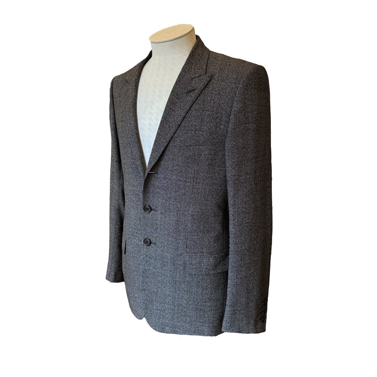 Costume 2 pièces Dior Prince-de-Galles gris - Le Beau Gustave
