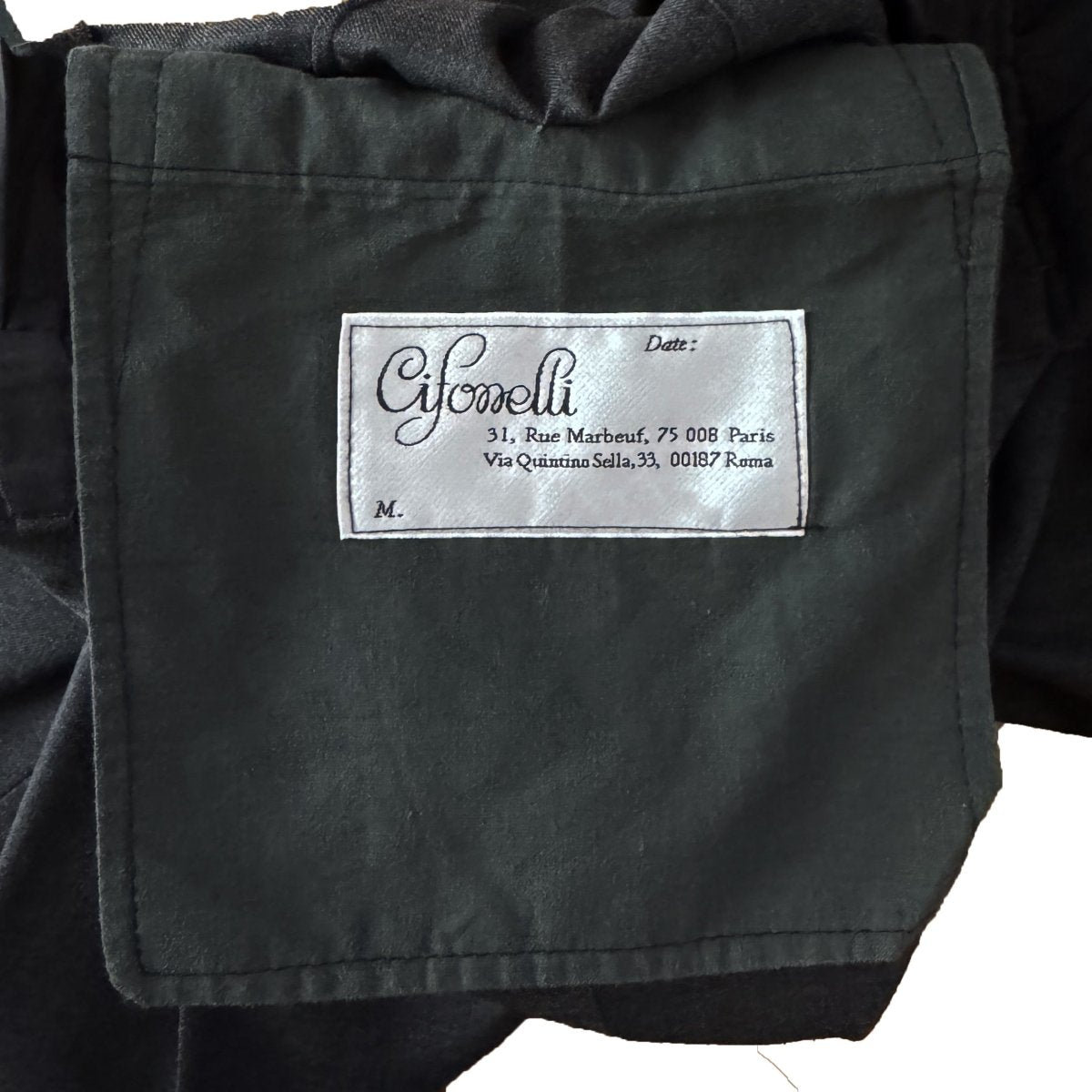 Costume Cifonelli sur mesure gris anthracite - Le Beau Gustave