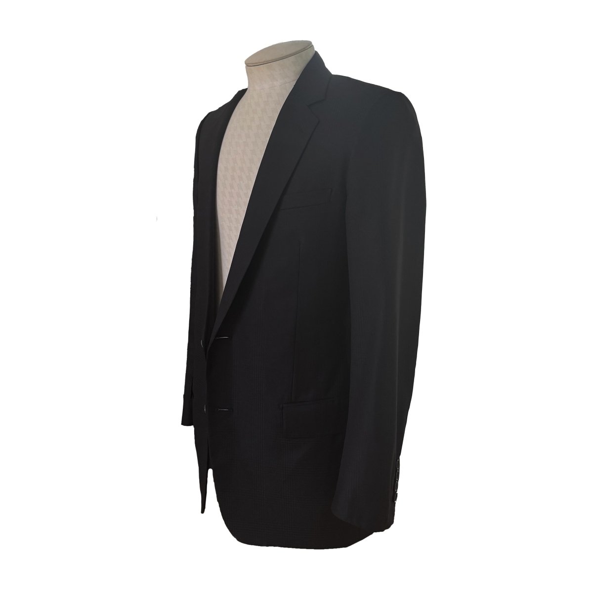 Costume Dior anthracite Prince de Galles ton sur ton - Le Beau Gustave