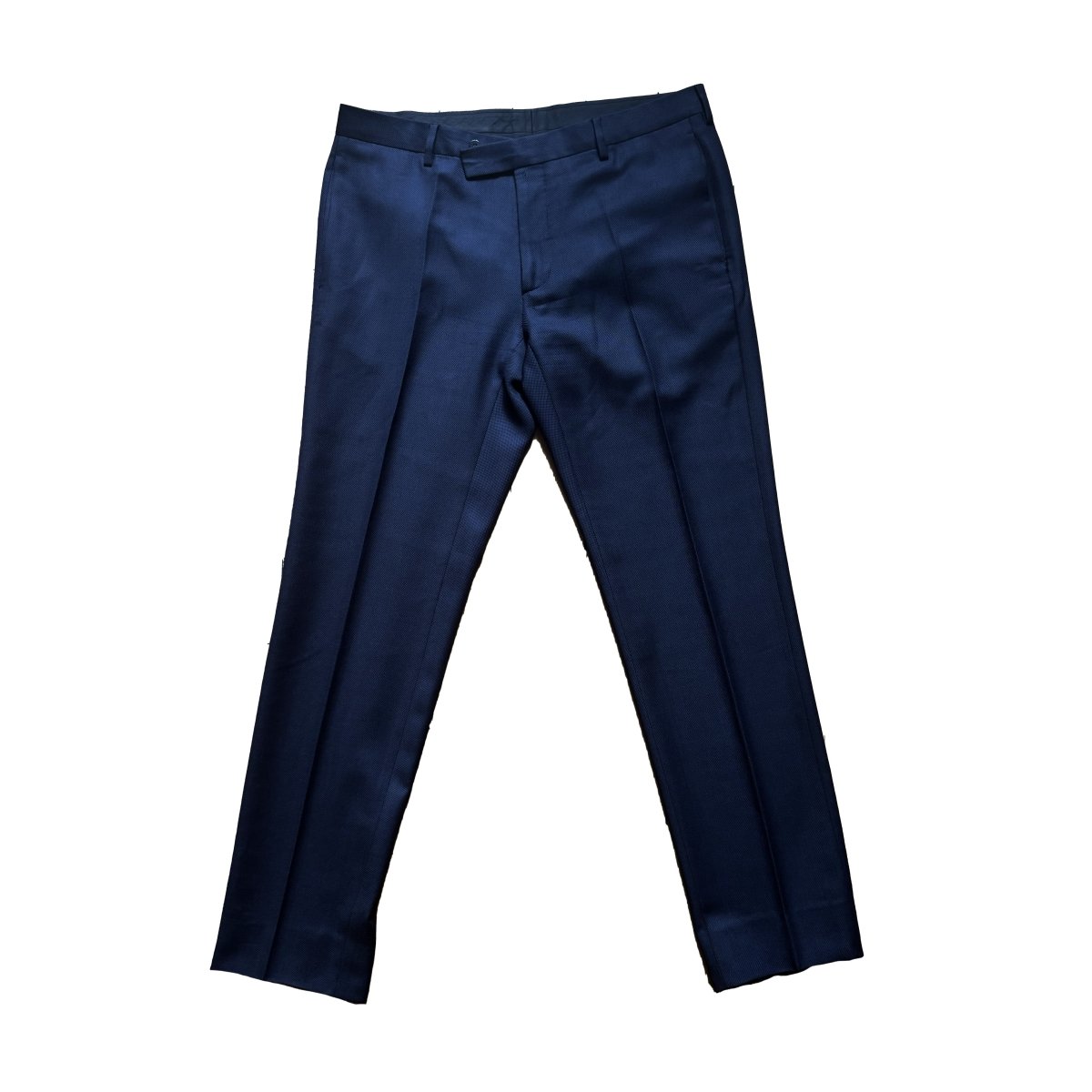 Costume Dior bleu marine à tissu texturé - Le Beau Gustave
