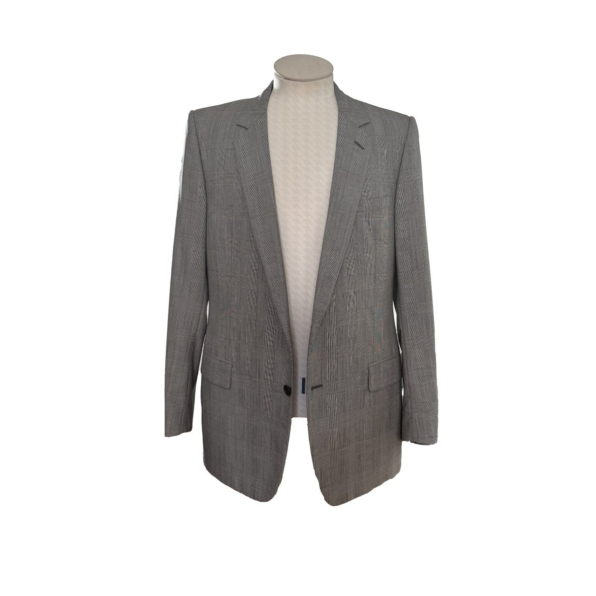 Costume Dior Prince de Galles gris clair - Le Beau Gustave