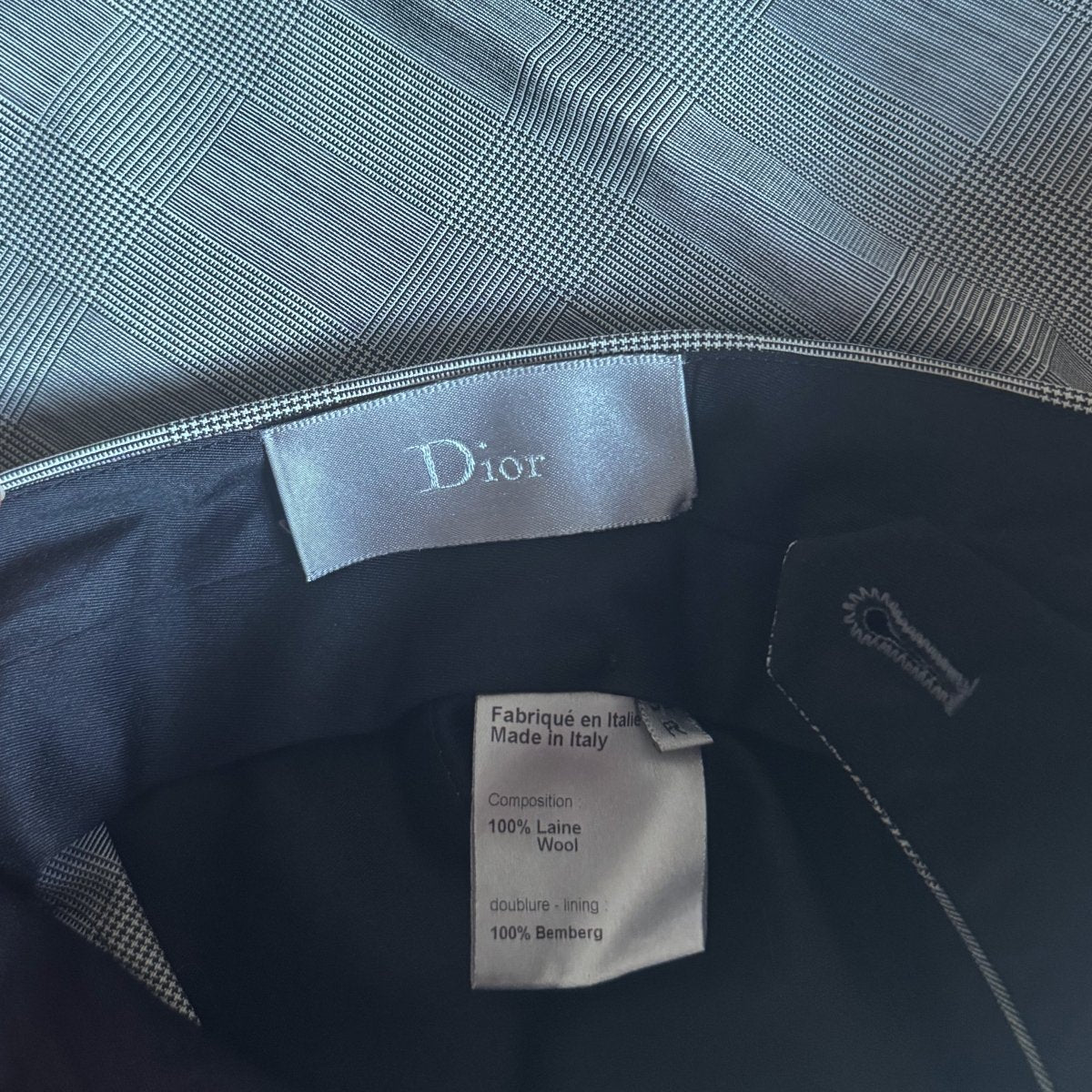 Costume Dior Prince de Galles gris clair - Le Beau Gustave
