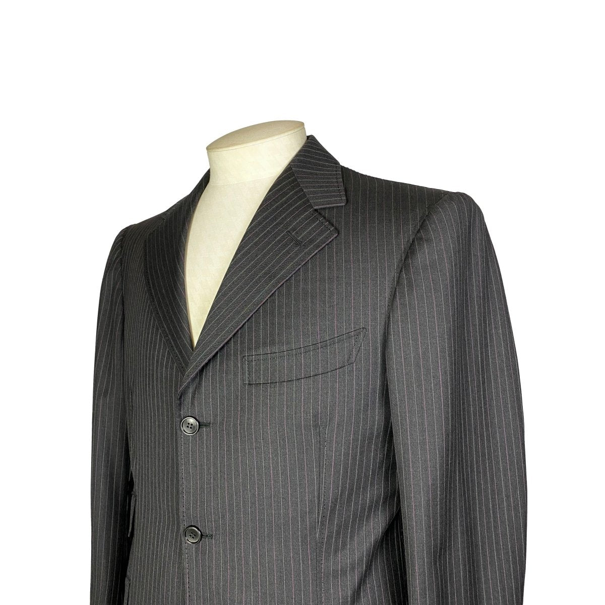 Costume gris à rayures Gaetano Aloisio - Le Beau Gustave