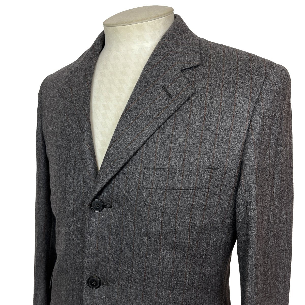 Costume gris à rayures Hermès - Le Beau Gustave