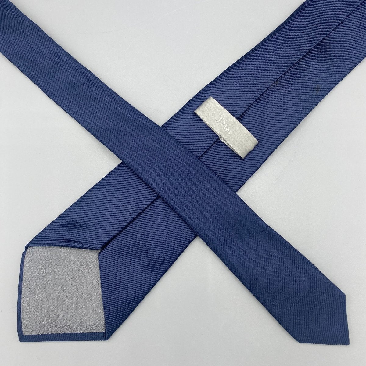 Cravate bleu Dior - Le Beau Gustave