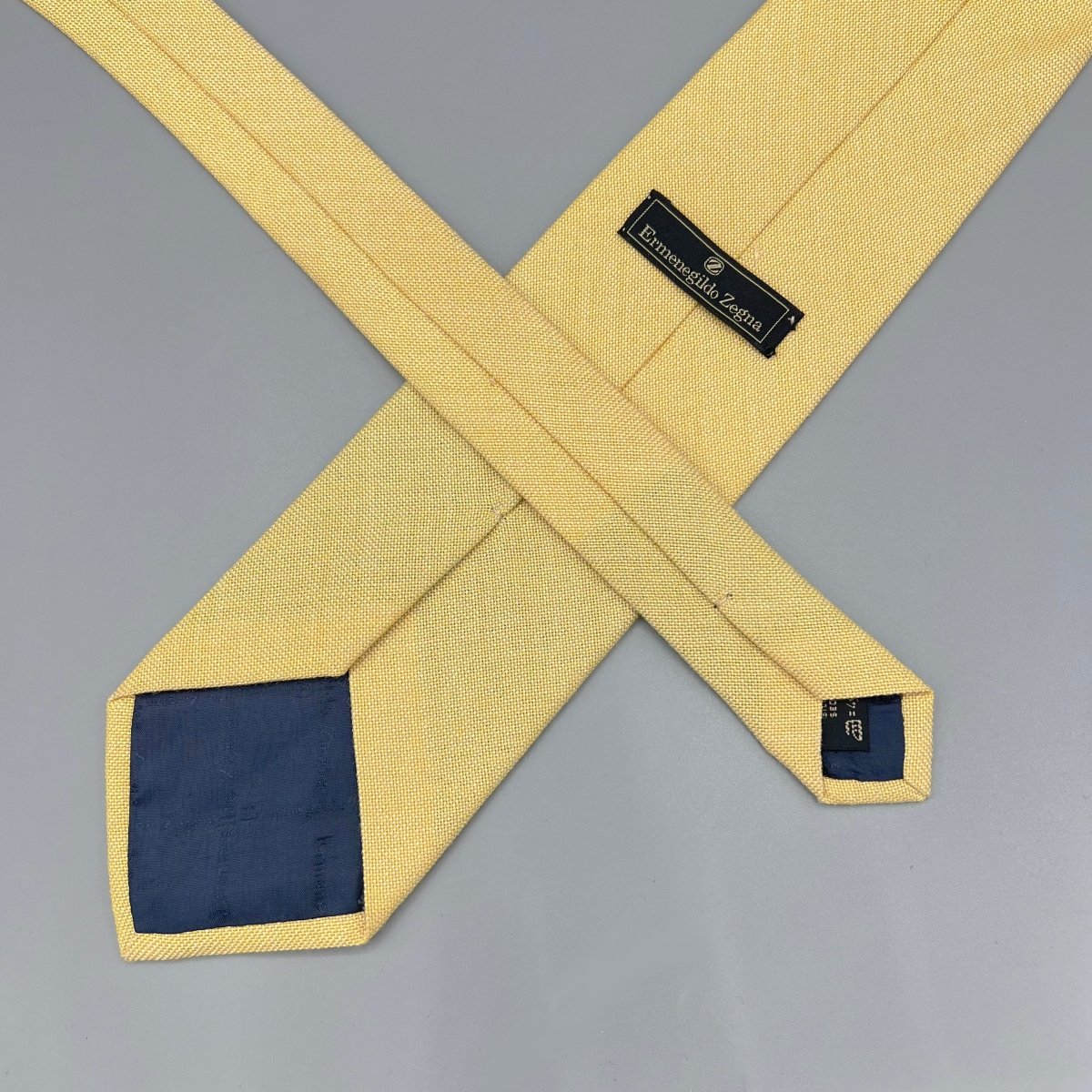 Cravate jaune Ermenegildo Zegna - Le Beau Gustave