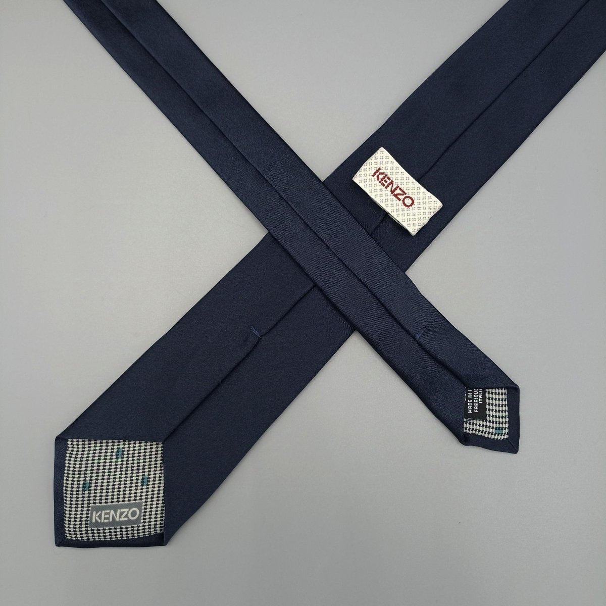 Cravate Kenzo Bleue - Le Beau Gustave
