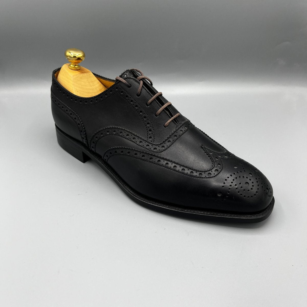 Derbies J.M. Weston noires à bout fleuri - Le Beau Gustave