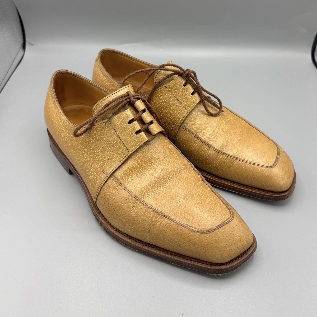 Derbies John Lobb marron clair - Le Beau Gustave