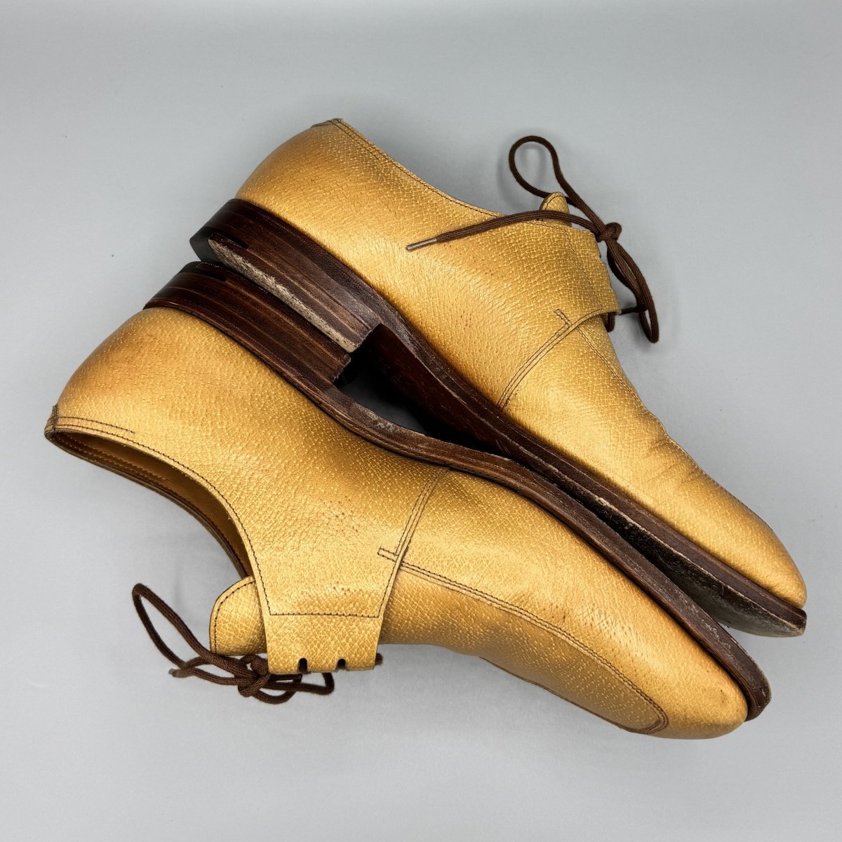 Derbies John Lobb marron clair - Le Beau Gustave