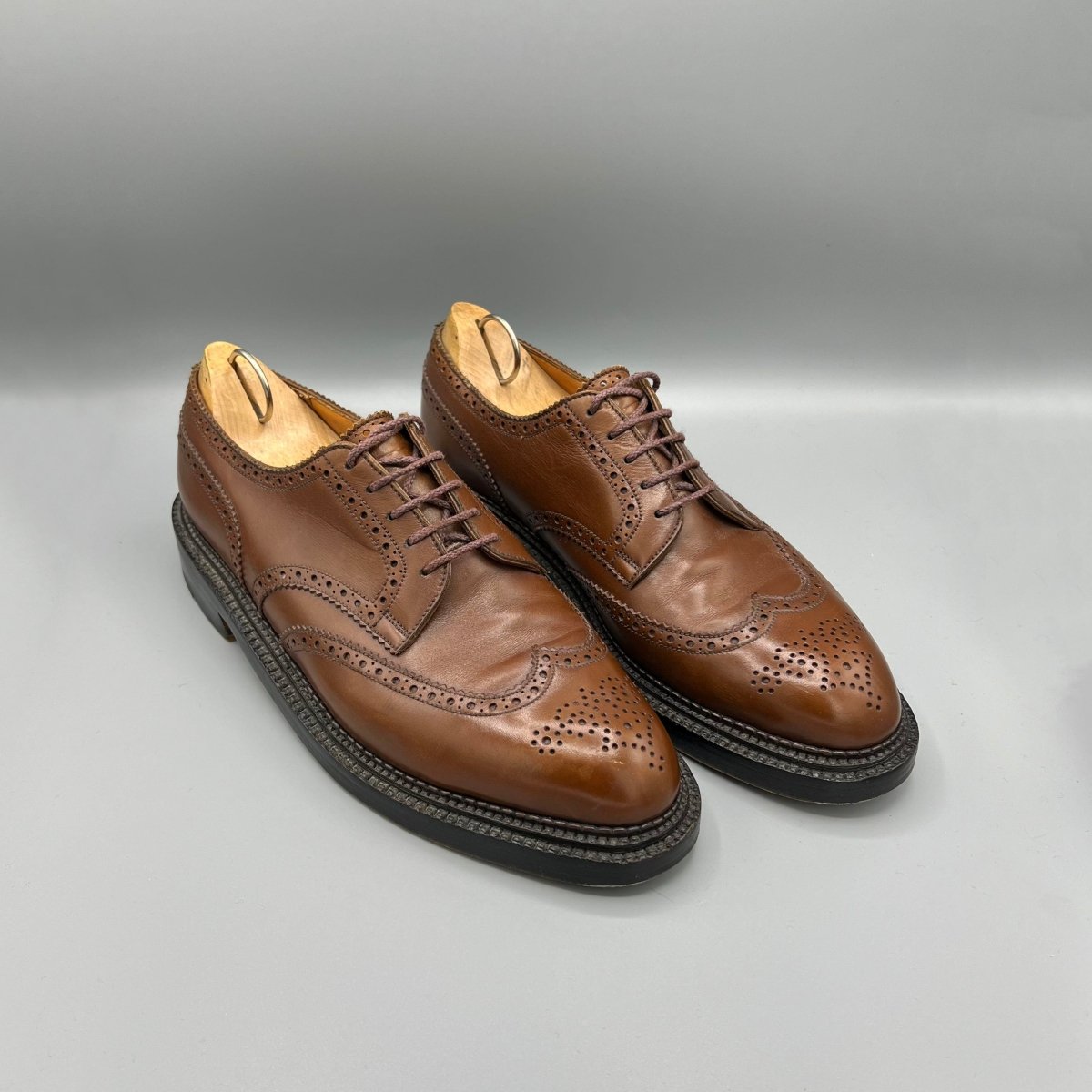 Derbies triple semelle J.M. Weston marron cognac - Le Beau Gustave