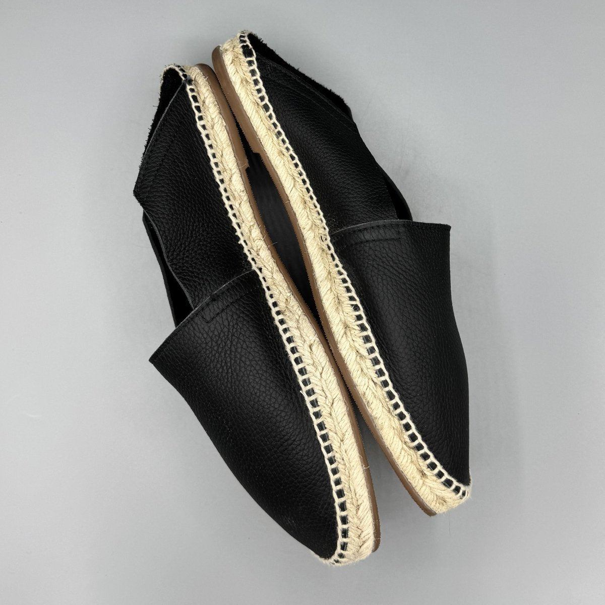 Espadrilles Dior noires en cuir - Le Beau Gustave