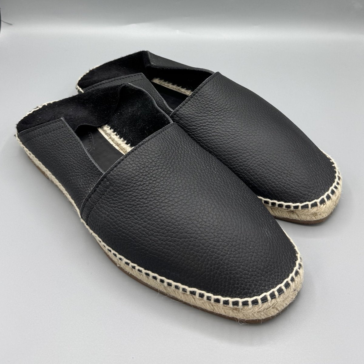 Espadrilles Dior noires en cuir - Le Beau Gustave