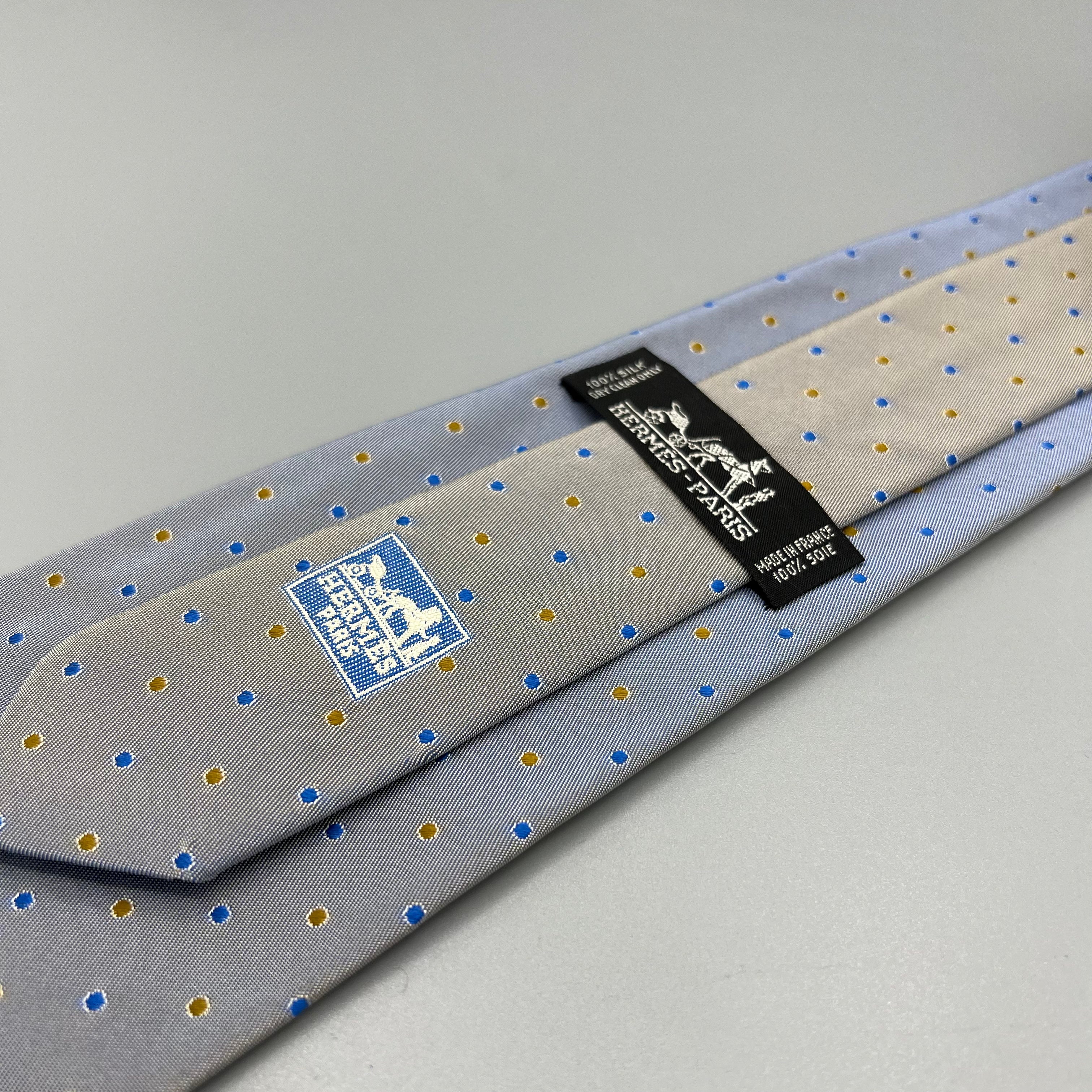 Cravate à pois Hermès