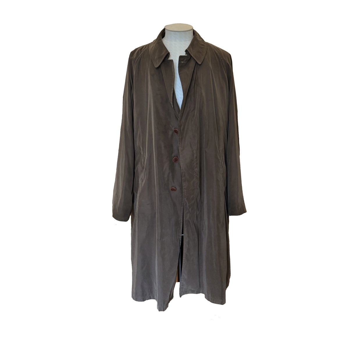 Manteau Arnys gris taupe avec doublure chaude amovible - Le Beau Gustave