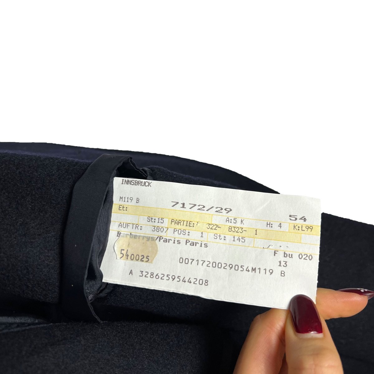 Manteau droit loden Burberrys' - Le Beau Gustave