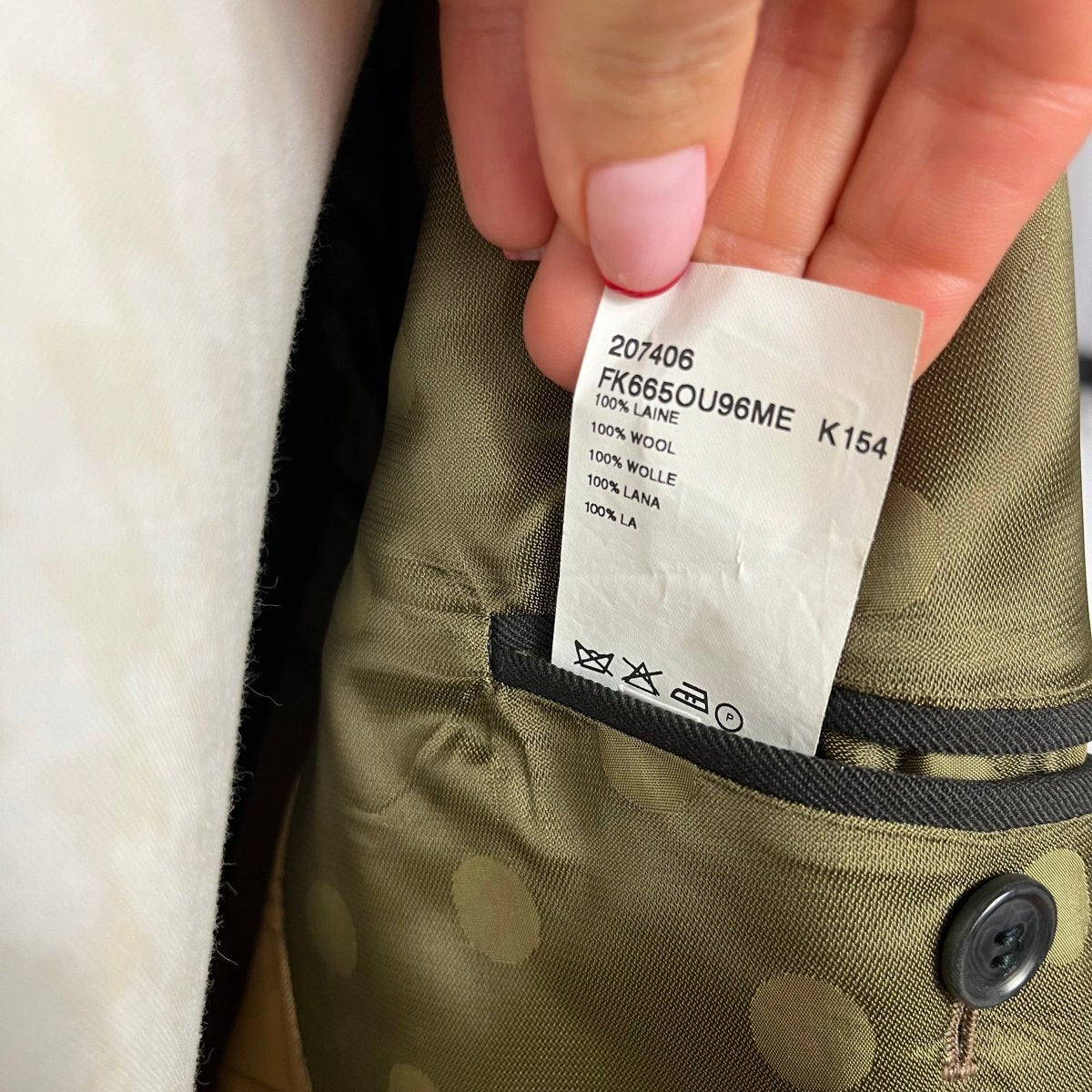 Manteau vert foncé Kenzo - Le Beau Gustave