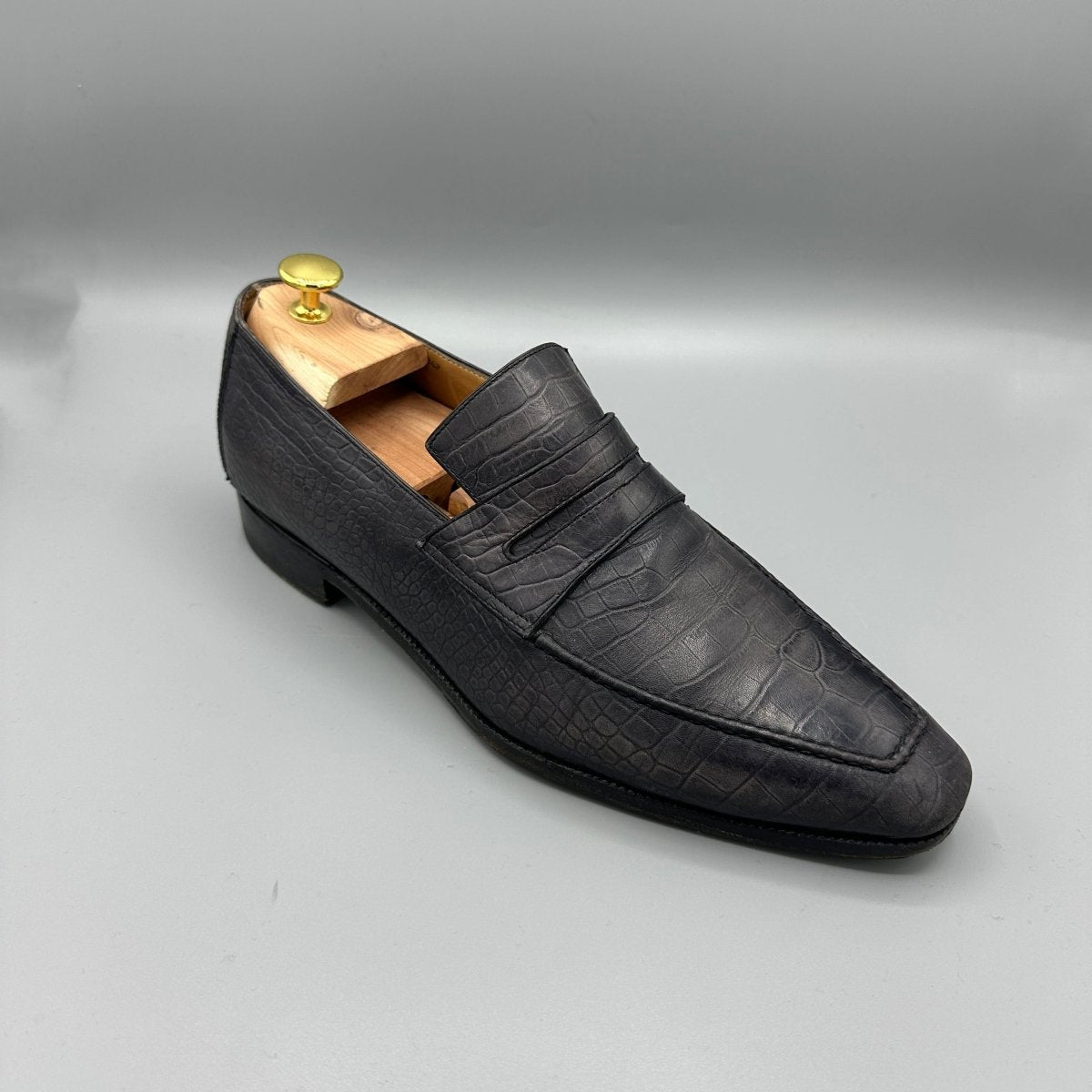 Mocassins gris Berluti - Le Beau Gustave