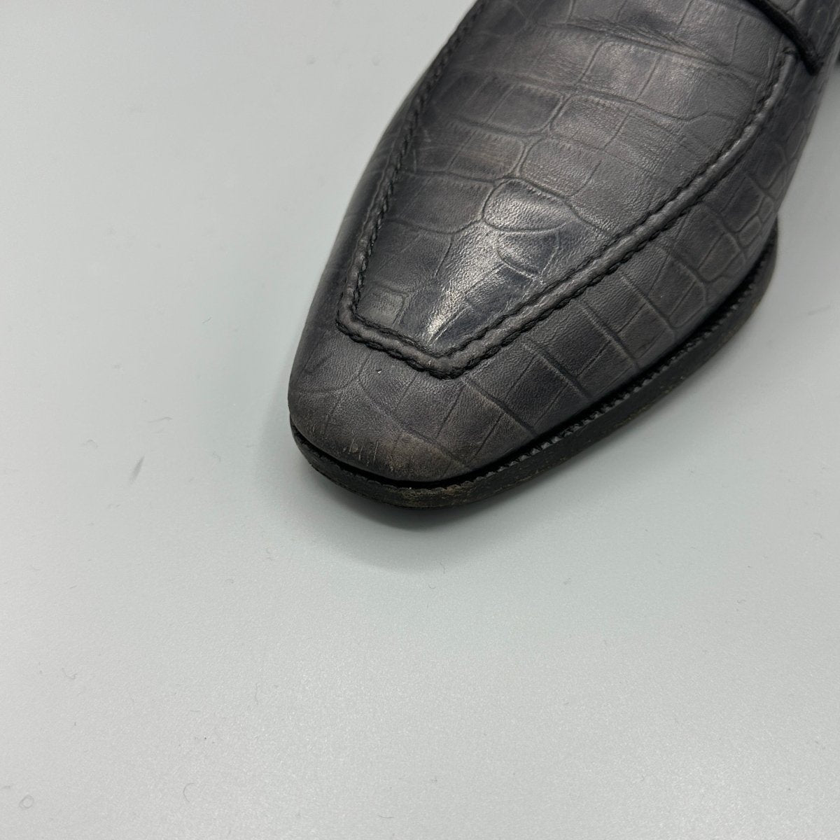 Mocassins gris Berluti - Le Beau Gustave