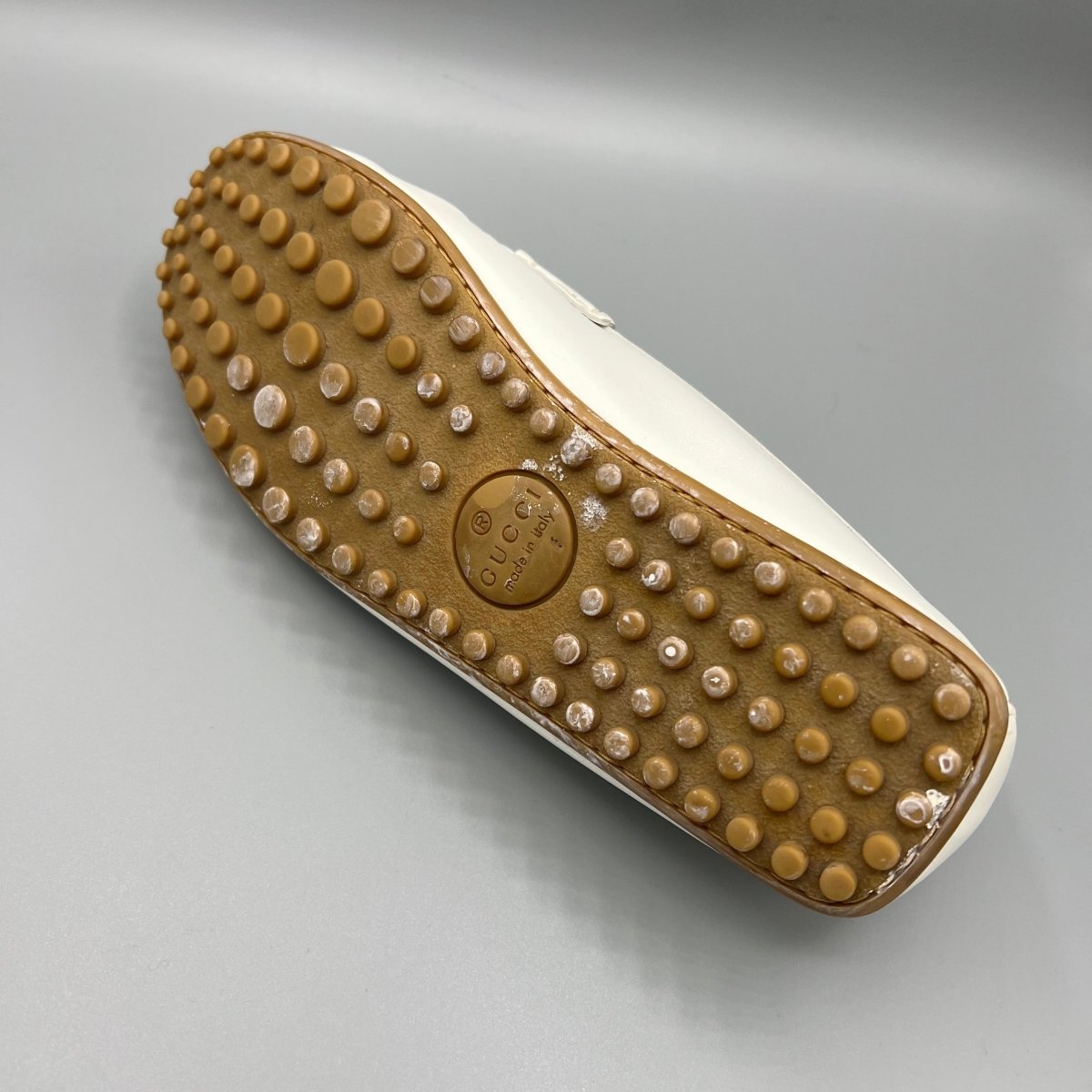 Mocassins Gucci blanc - Le Beau Gustave