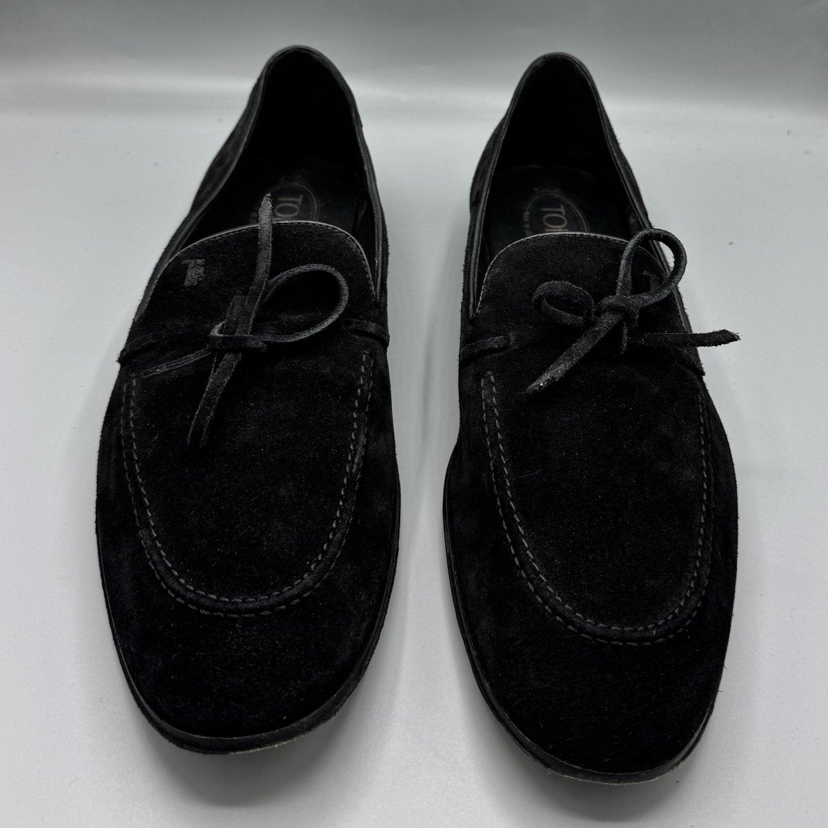 Mocassins Tod's noirs en daim - Le Beau Gustave