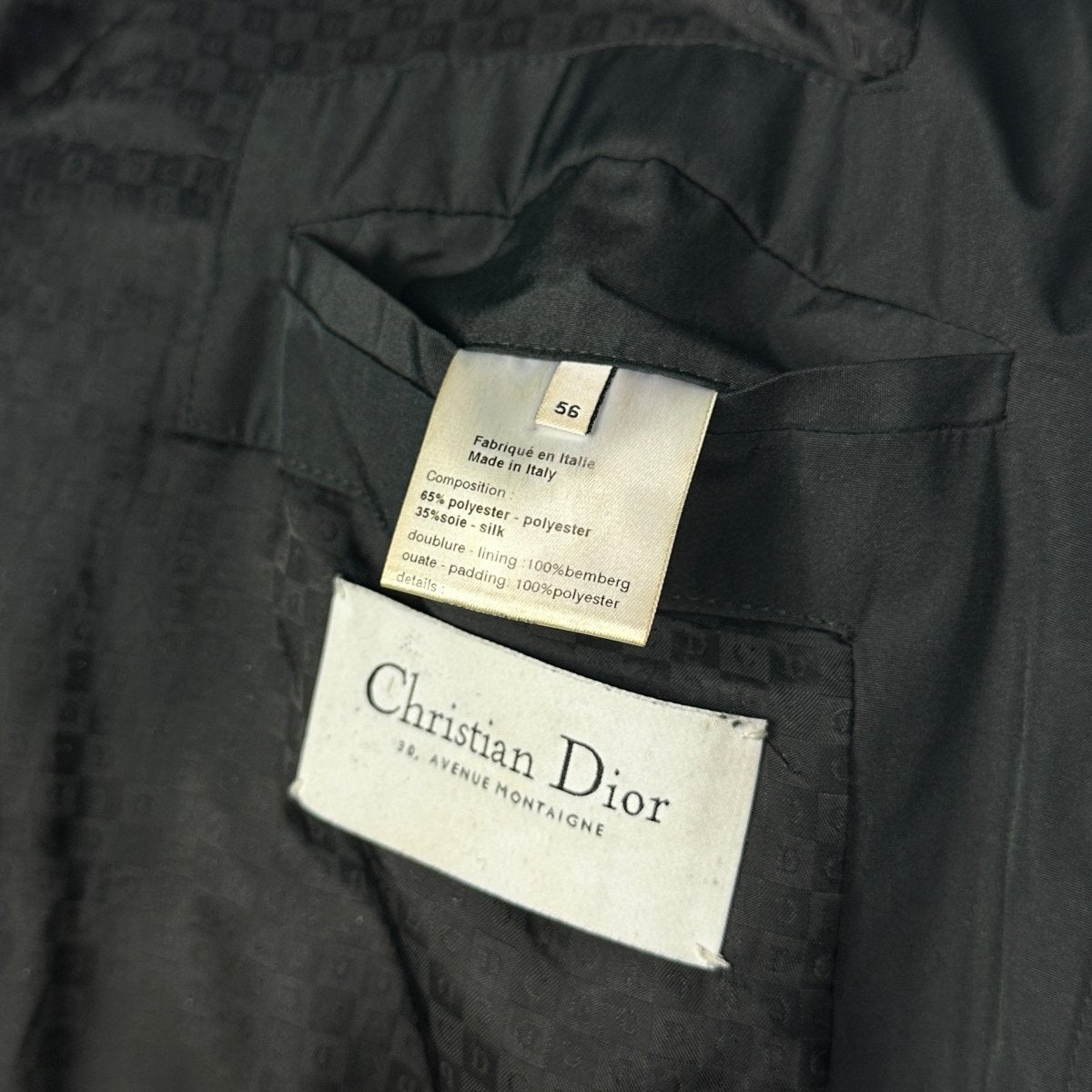 Parka bleu Christian Dior - Le Beau Gustave