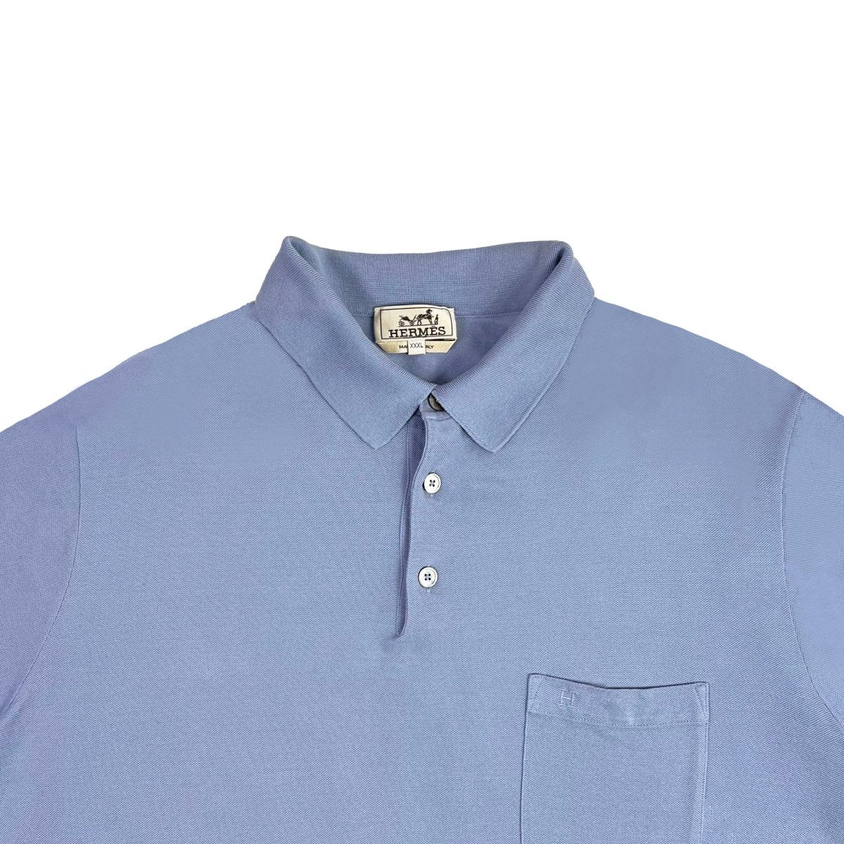 Polo bleu Hermès - Le Beau Gustave
