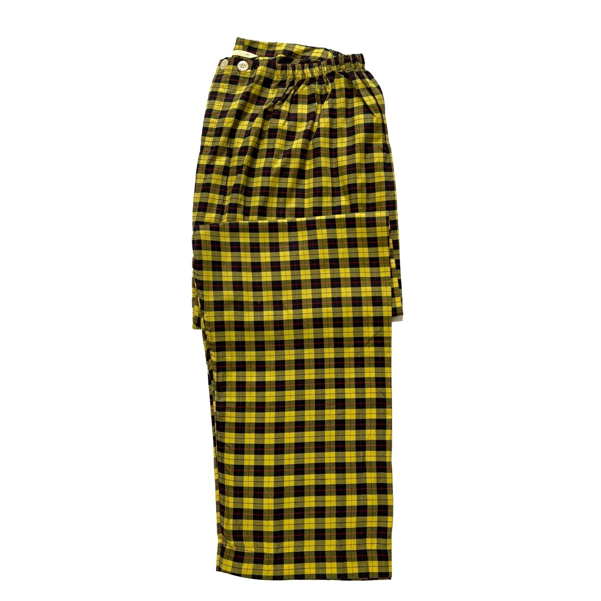 Pyjama jaune à carreaux Derek Rose - Le Beau Gustave