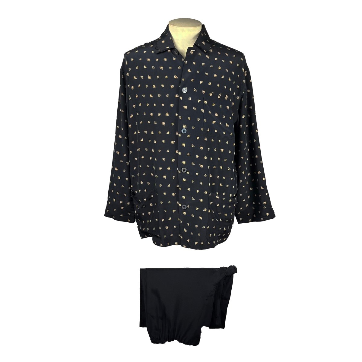 Pyjama soie Grigio Perla - Le Beau Gustave