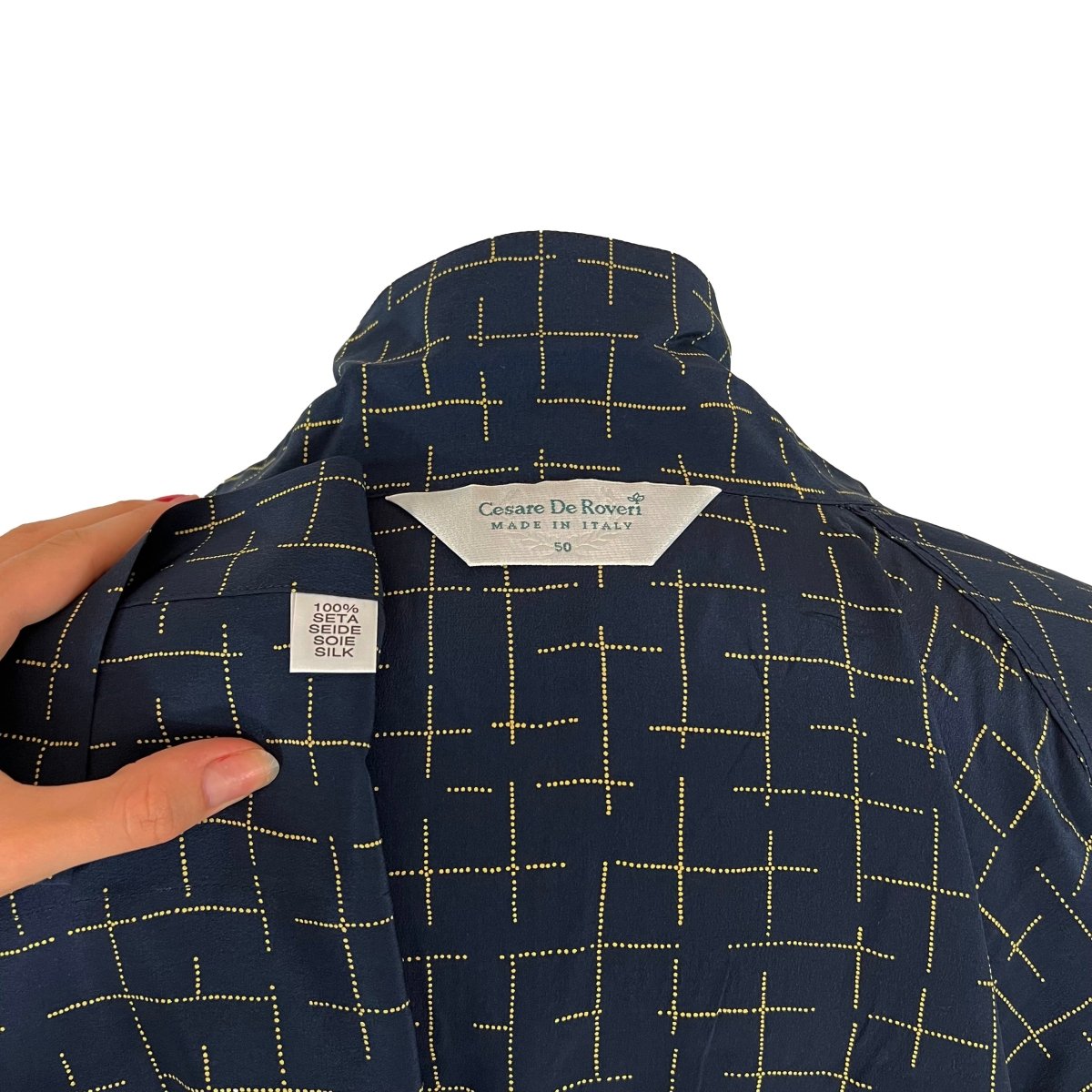 Set pyjama & peignoir bleu foncé - Le Beau Gustave