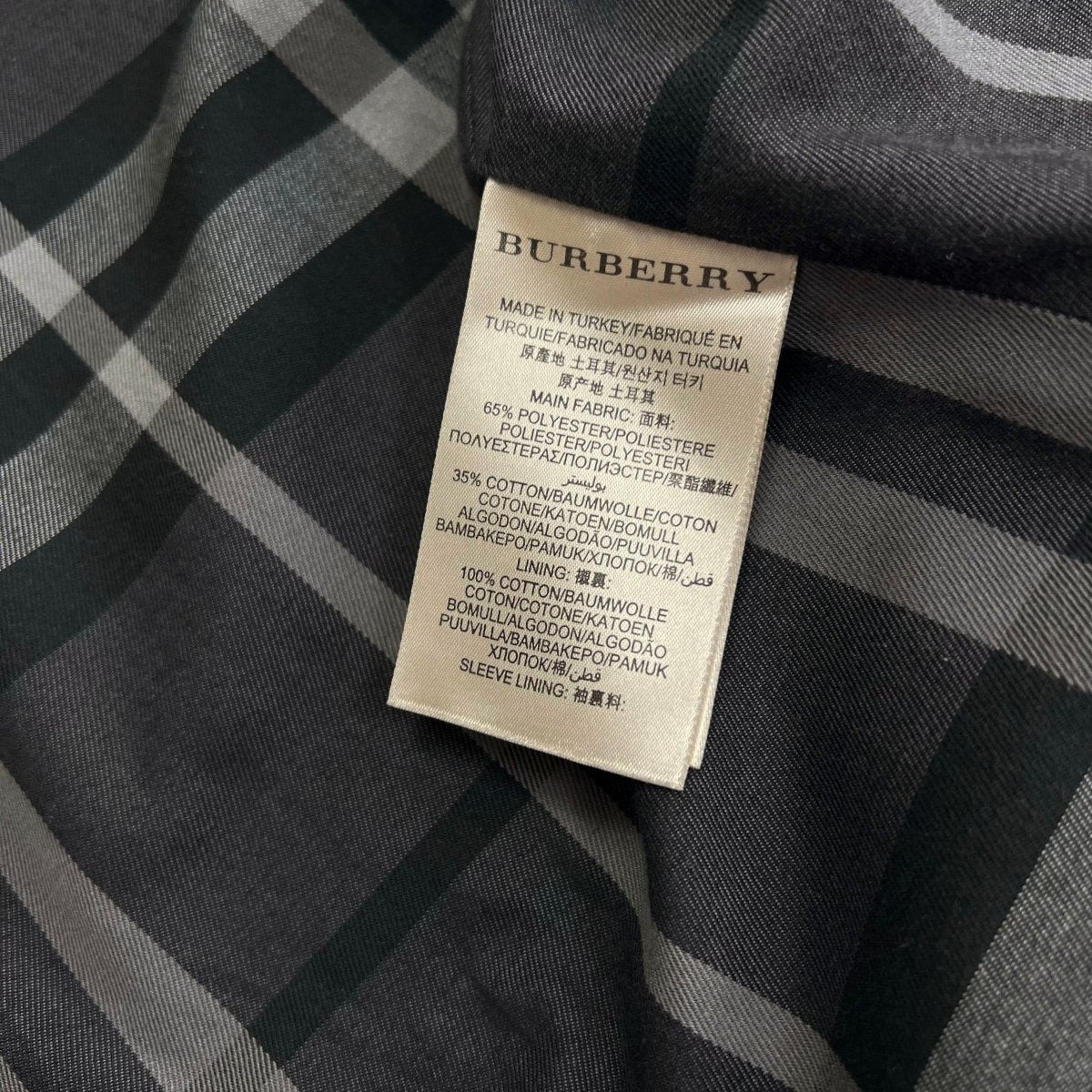 Trench 3/4 noir Burberry - Le Beau Gustave