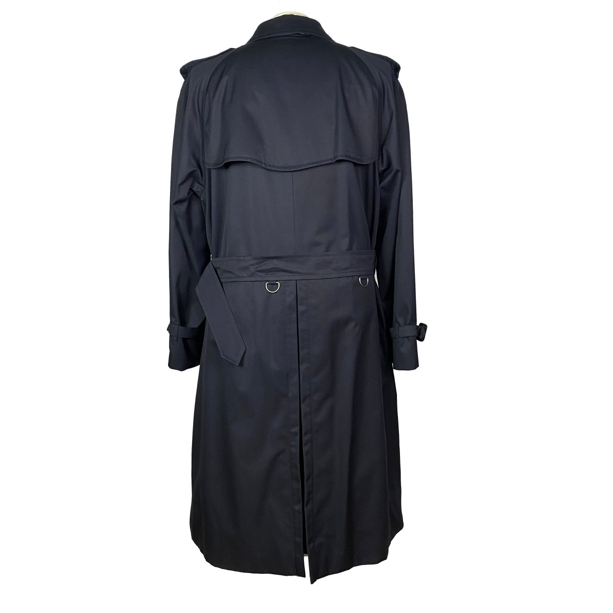 Trench bleu marine Burberry - Le Beau Gustave