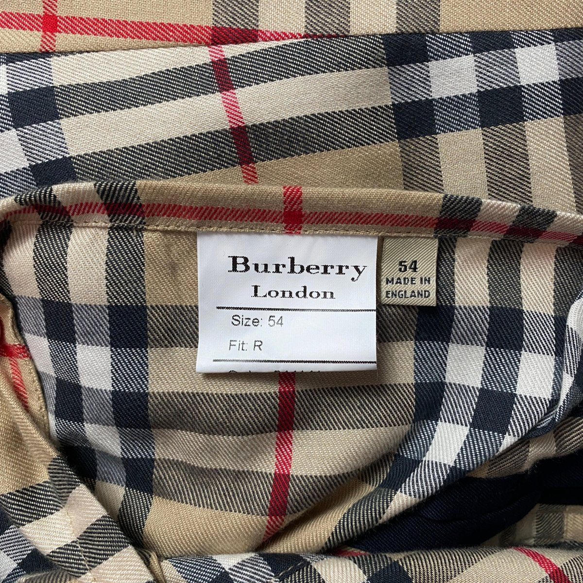Trench bleu marine Burberry - Le Beau Gustave
