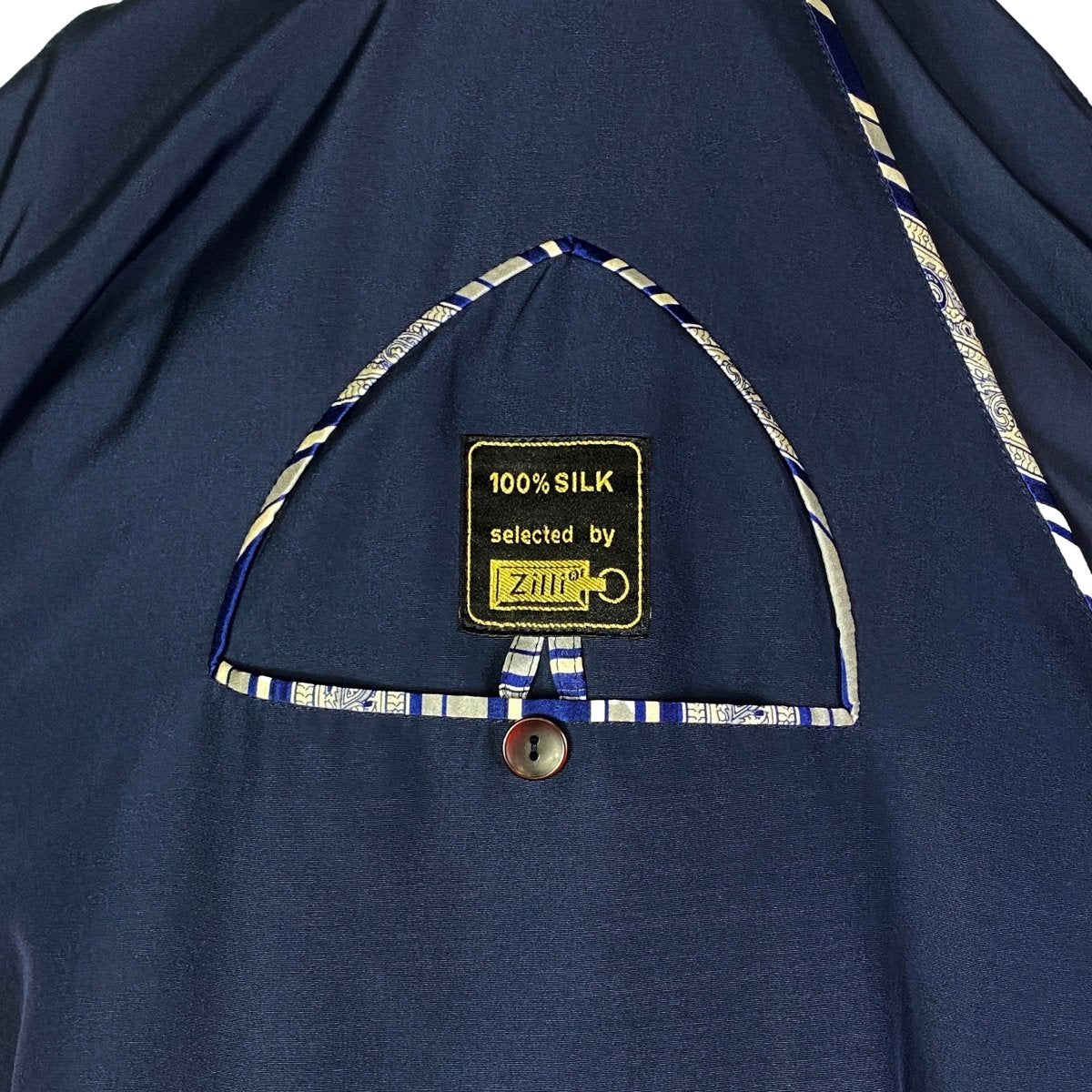 Trench bleu marine Zilli - Le Beau Gustave