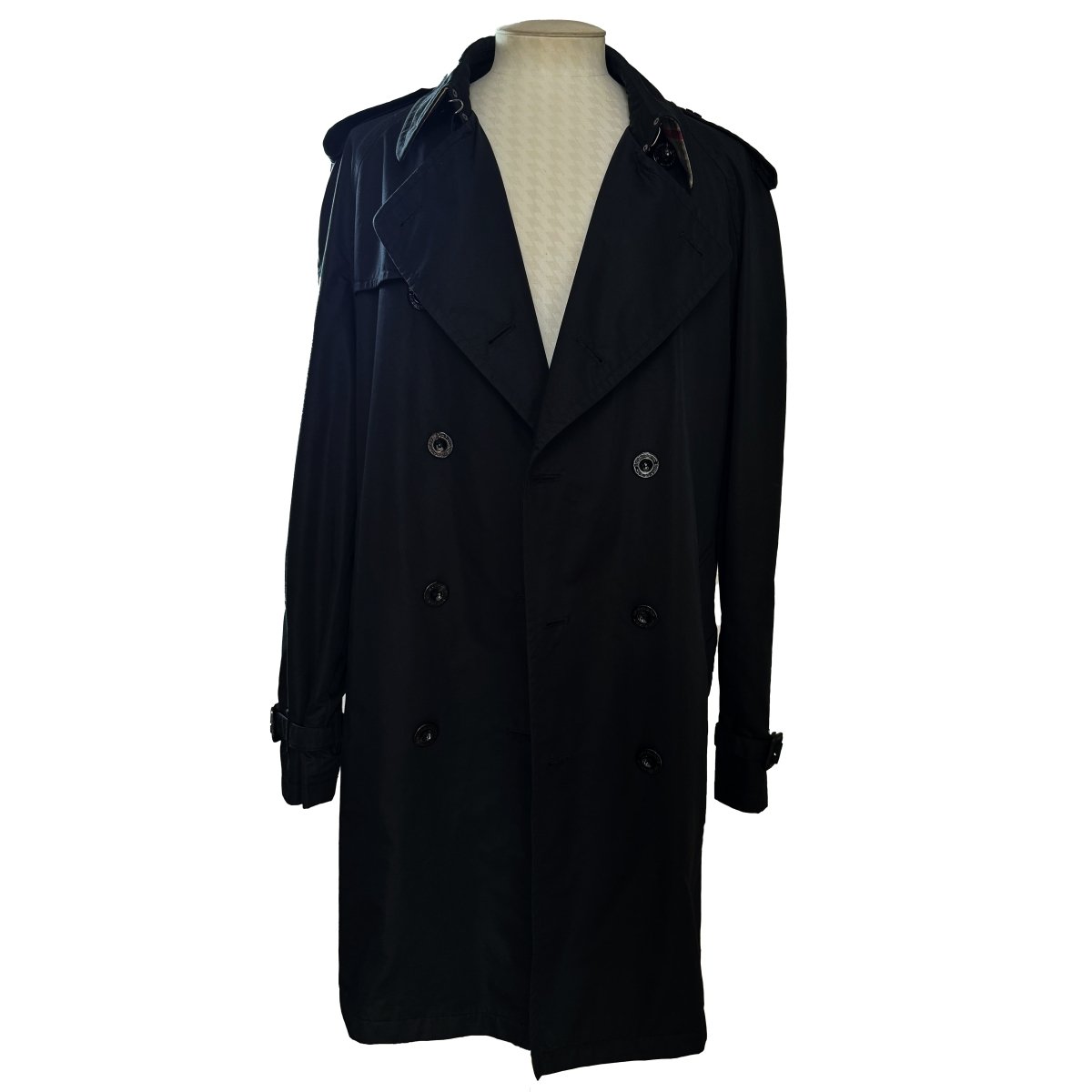Trench coat 3/4 Burberry noir - Le Beau Gustave