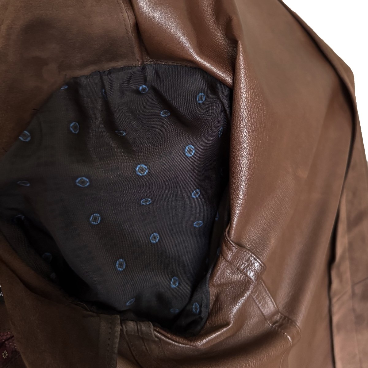 Veste Dolce & Gabbana cintrée en daim marron - Le Beau Gustave