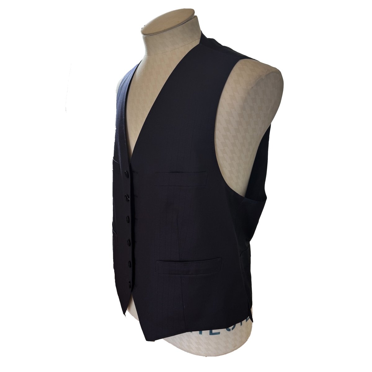 Veste & gilet de costume Gaetano Aloisio bleu marine - Le Beau Gustave