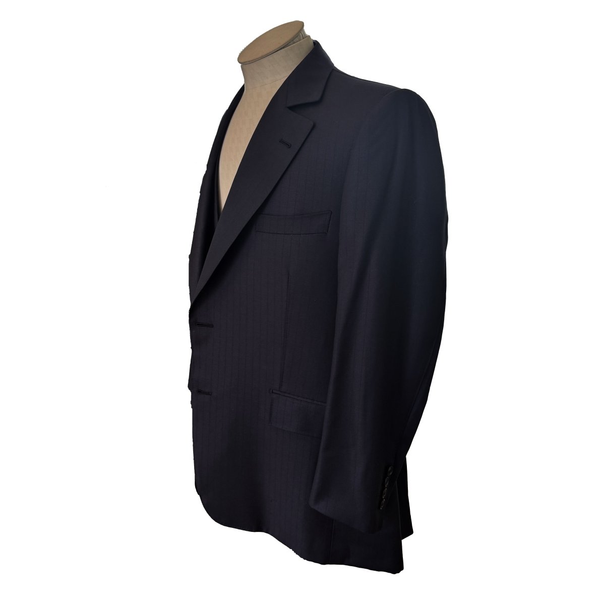 Veste & gilet de costume Gaetano Aloisio bleu marine - Le Beau Gustave