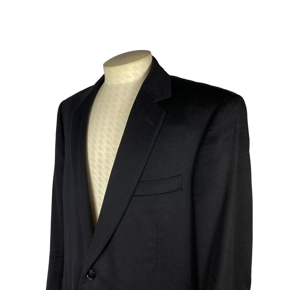 Veste noire en cachemire Christian Dior - Le Beau Gustave
