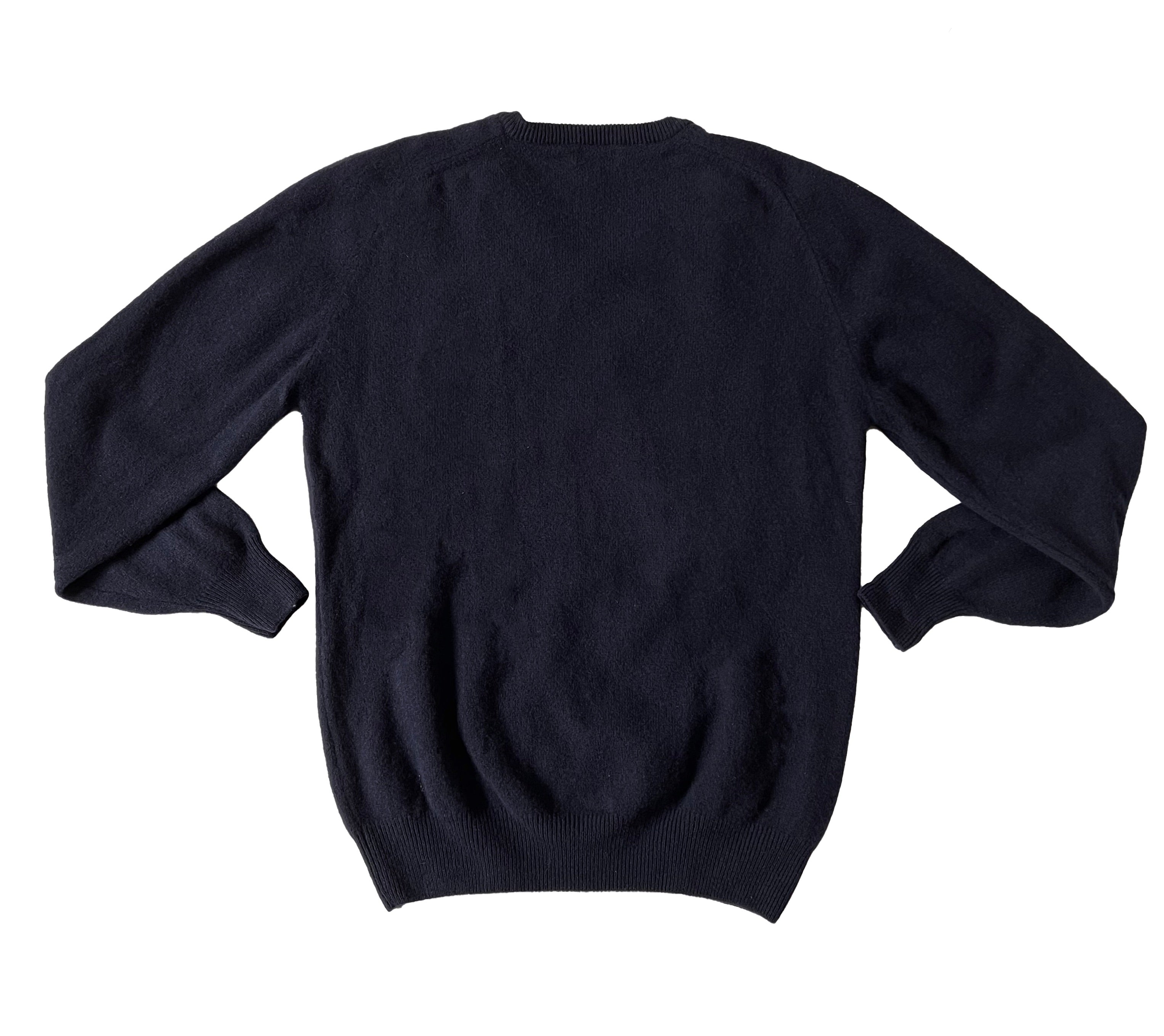 Old England navy wool sweater