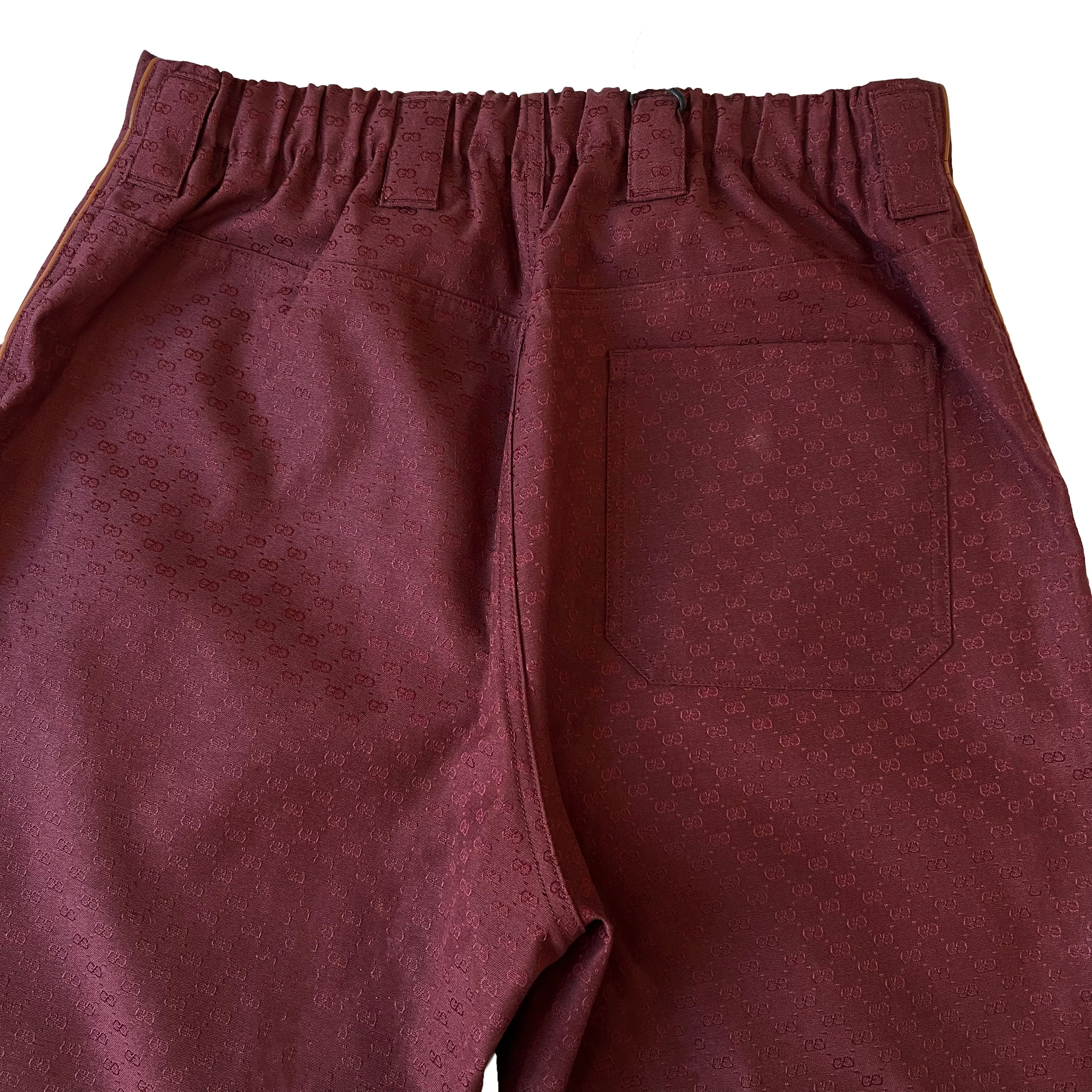 Pantalon toile Gucci Rouge
