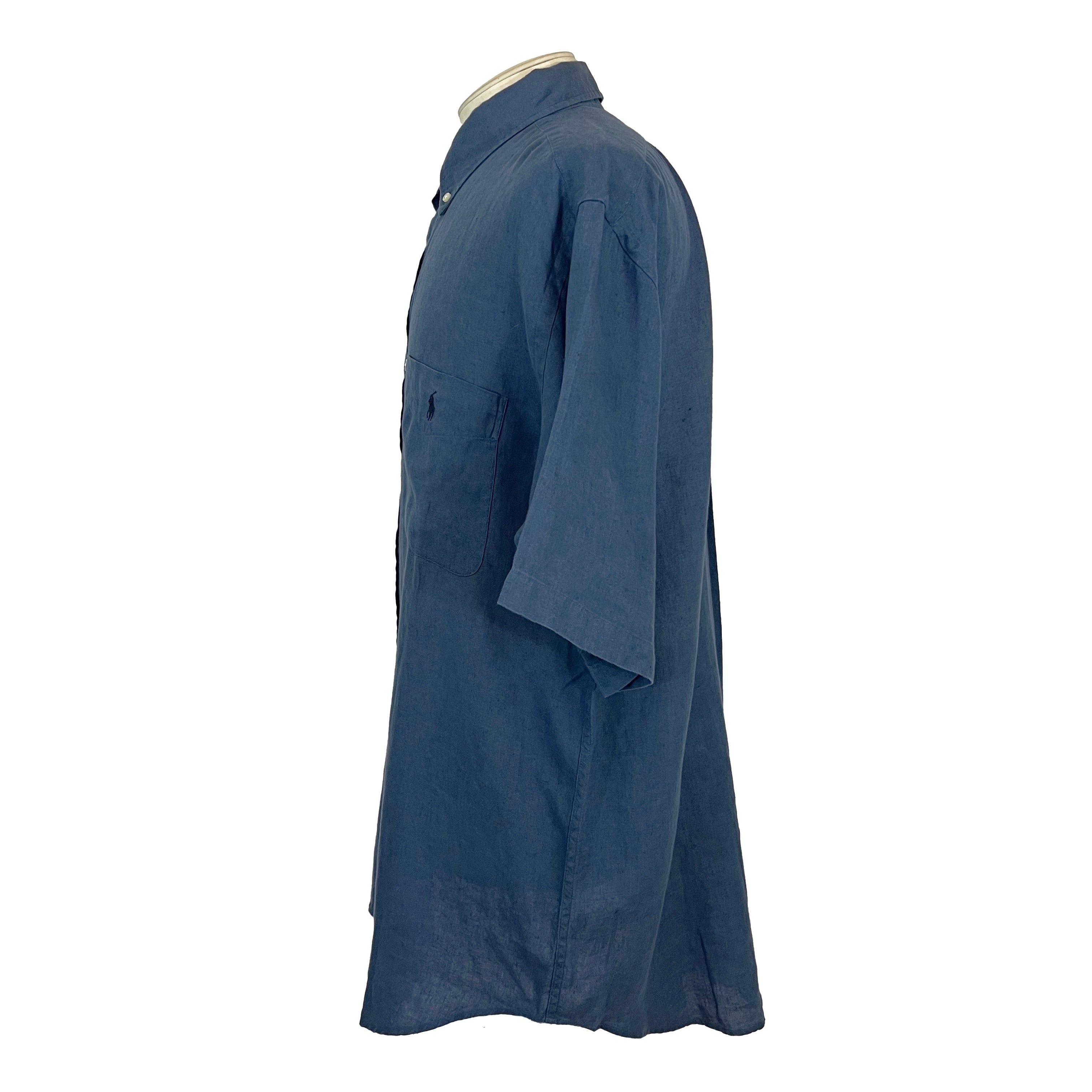 Chemise lin manches courtes Ralph Lauren