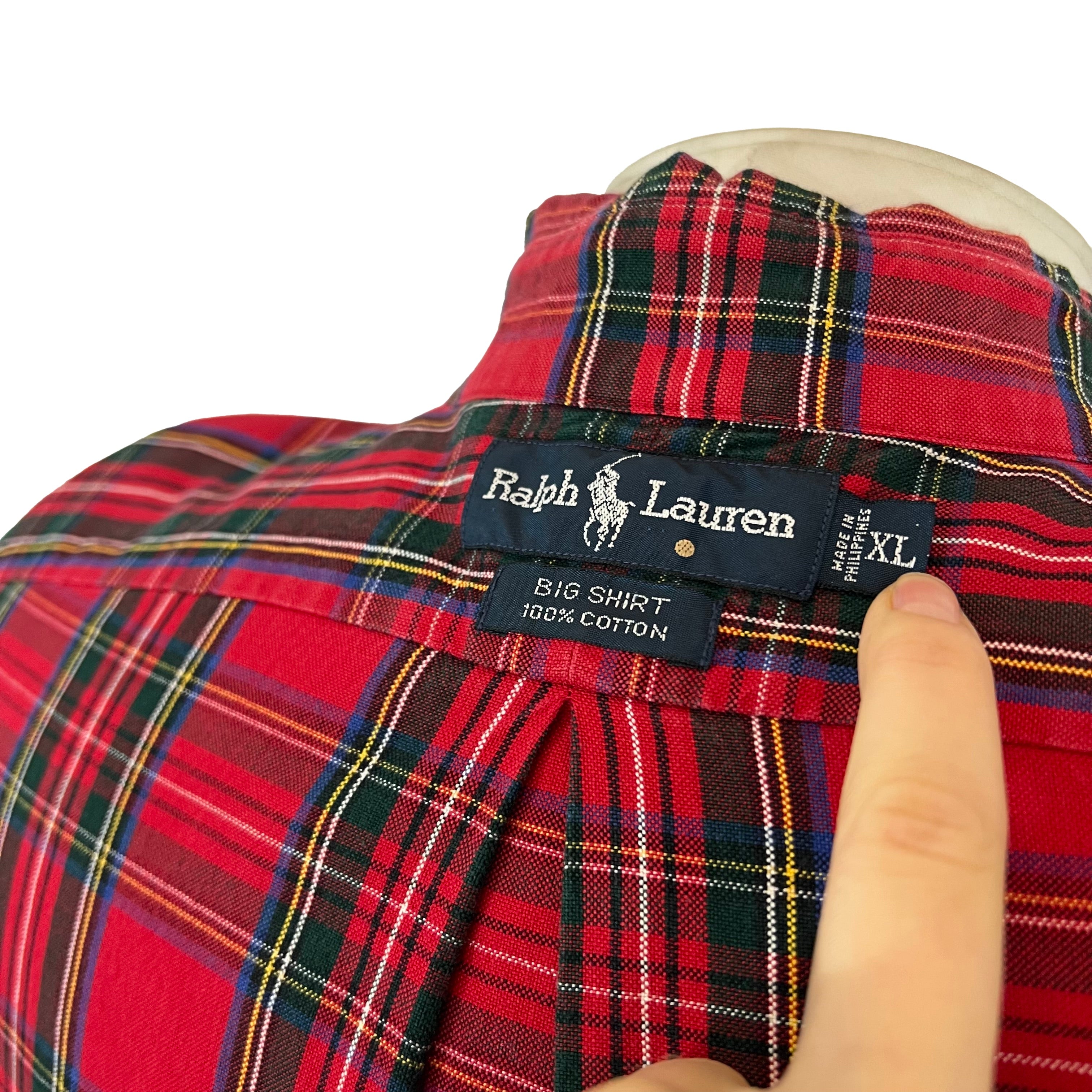 Chemise à carreaux Ralph Lauren
