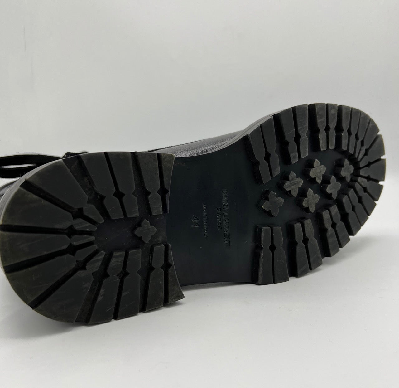 Black Saint Laurent boots