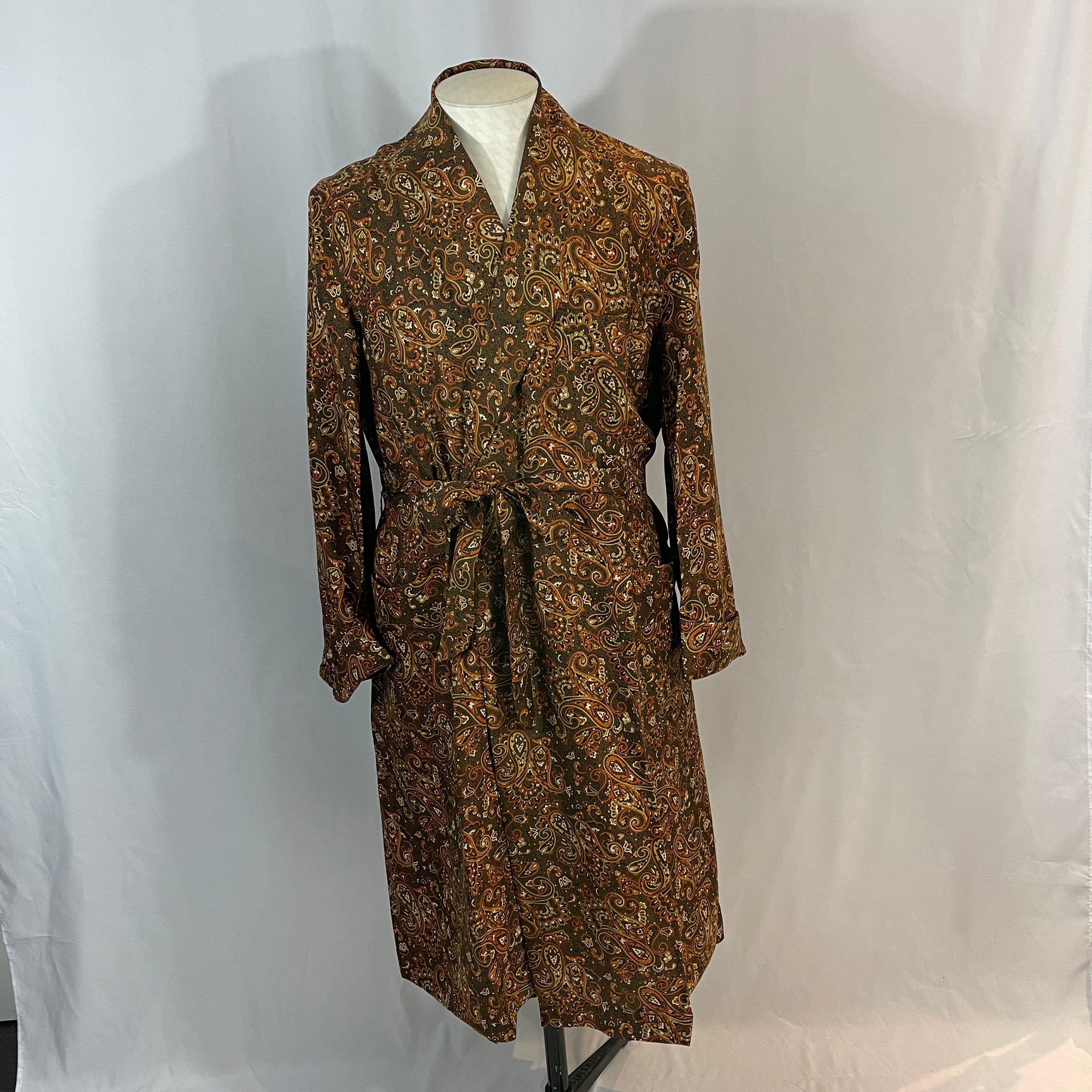 Peignoir/Robe de chambre soie vintage
